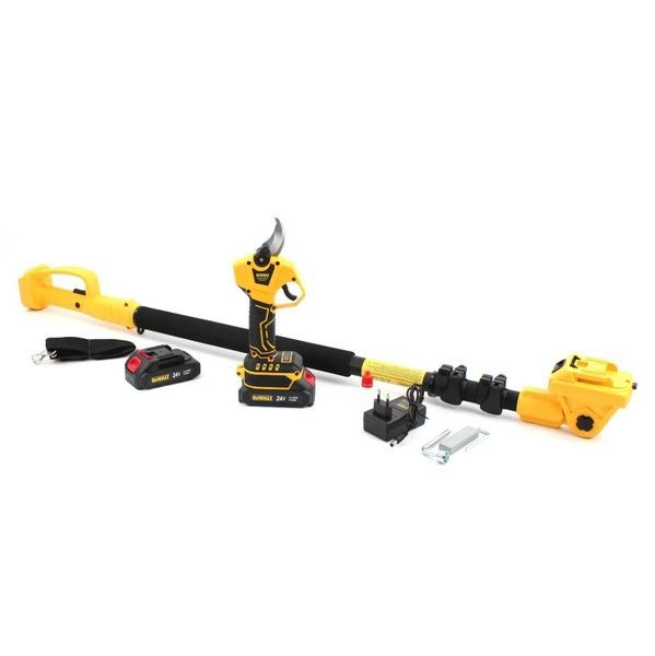 Набор 2в1 АКБ DeWalt 24V (Секатор DCMPP540P1 Digital + Телескопическая штанга 2.6м) 45633 фото