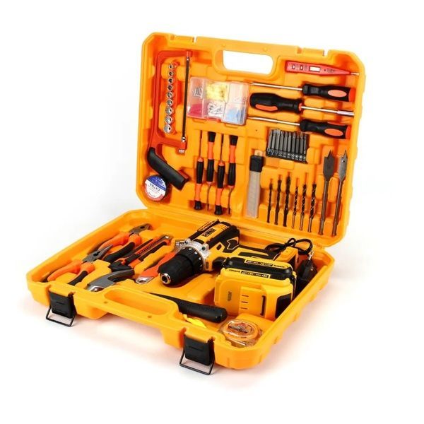 Шуруповерт DeWALT DCD771 (26V, 5AH) з великим набором інструментів. Дриль Деволт DCD771 26V, 5AH фото
