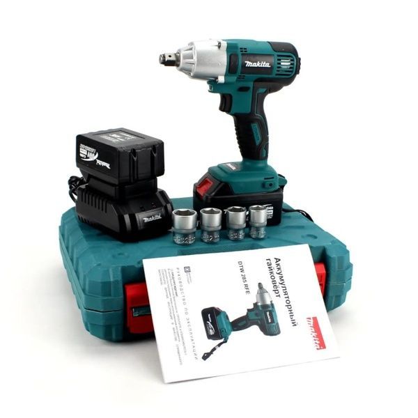 Гайковерт Makita DTW285RFE (36V 6A/h Li-Ion). Аккумуляторный гайковерт Макита, винтоверт макита DTW285RFE фото