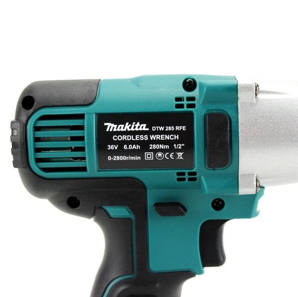 Гайковерт Makita DTW285RFE (36V 6A/h Li-Ion). Аккумуляторный гайковерт Макита, винтоверт макита DTW285RFE фото
