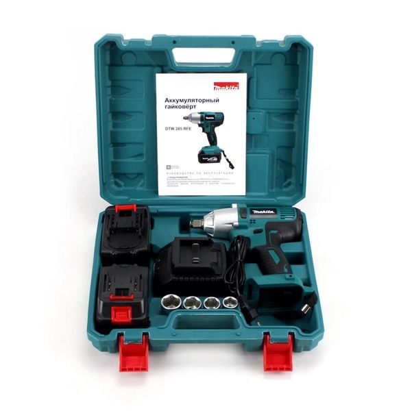 Гайковерт Makita DTW285RFE (36V 6A/h Li-Ion). Аккумуляторный гайковерт Макита, винтоверт макита DTW285RFE фото