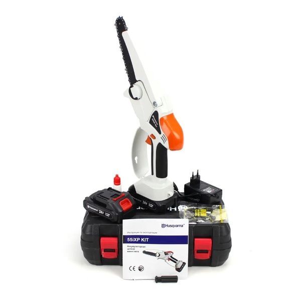 Аккумуляторная мини-пила Husqvarna 55iXP KIT (24V, 5Аh) АКБ веткорез Хускварна 55iXP KIT 55iXP KIT фото