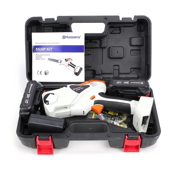 Аккумуляторная мини-пила Husqvarna 55iXP KIT (24V, 5Аh) АКБ веткорез Хускварна 55iXP KIT 55iXP KIT фото