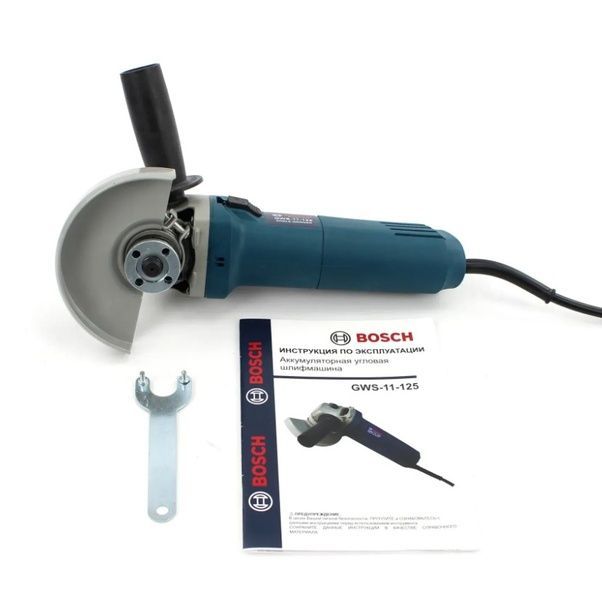 Болгарка BOSCH GWS-11-125 (1000 Вт, 125 круг) Угловая шлифовальная машина Бош GWS-11-125 7564 фото