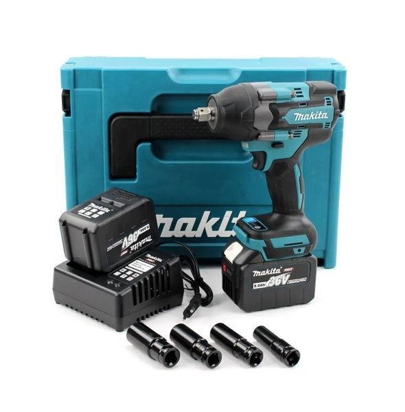 Аккумуляторный гайковерт Makita DTW1000 RTJ (36V, 9AH, 850Нм). АКБ гайковерт Макита DTW1000 фото