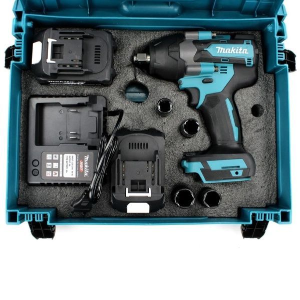 Аккумуляторный гайковерт Makita DTW1000 RTJ (36V, 9AH, 850Нм). АКБ гайковерт Макита DTW1000 фото