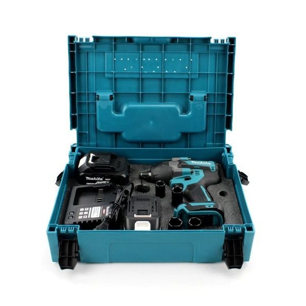 Аккумуляторный гайковерт Makita DTW1000 RTJ (36V, 9AH, 850Нм). АКБ гайковерт Макита DTW1000 фото