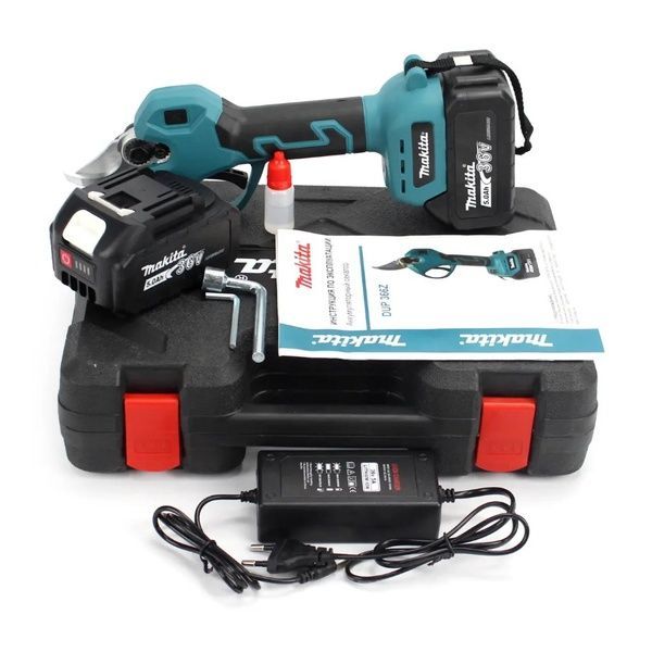 Аккумуляторный секатор Makita DUP 366Z (36V, 5AH), АКБ секатор Макита DUP 366Z фото