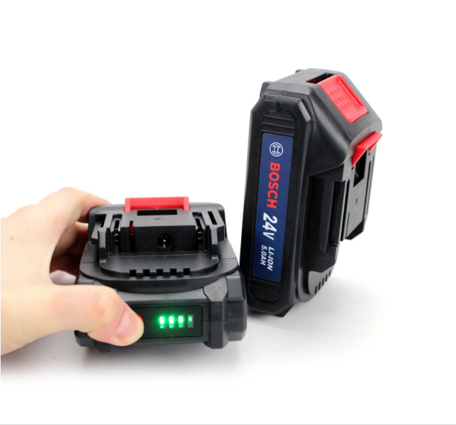 Акумуляторна міні-пила Bosch GSR190W8 з індикатором заряду (24V, 5Аh) АКБ гілкоріз Bosch Bosch GSR190W8 фото