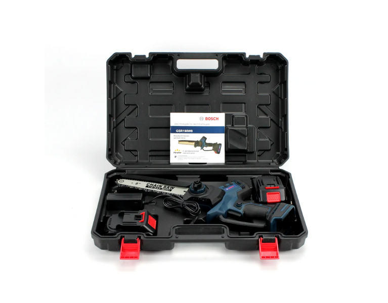 Акумуляторна міні-пила Bosch GSR190W8 з індикатором заряду (24V, 5Аh) АКБ гілкоріз Bosch Bosch GSR190W8 фото