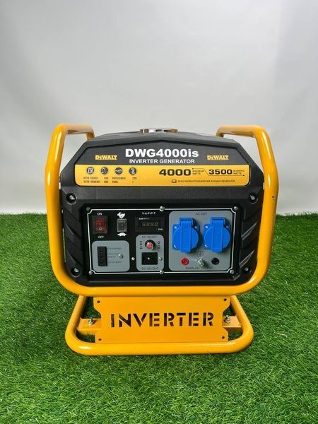 Інверторний бензиновий генератор DeWalt DWG4000is 3.5/4.0 кВт DWG4000is (3.5-4.0 кВт) фото