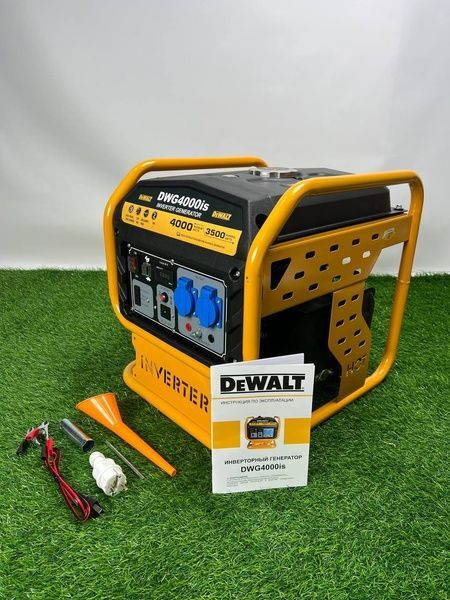 Інверторний бензиновий генератор DeWalt DWG4000is 3.5/4.0 кВт DWG4000is (3.5-4.0 кВт) фото