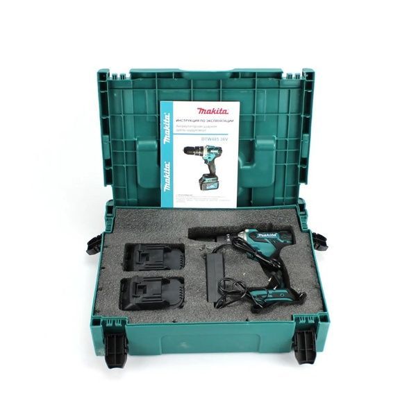 Ударний безщітковий шуруповерт Makita DTW485 (36V, 6AH). Акумуляторний дриль-шуруповерт із ударом Макіта DTW485 фото