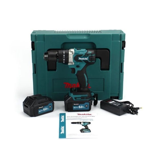Ударний безщітковий шуруповерт Makita DTW485 (36V, 6AH). Акумуляторний дриль-шуруповерт із ударом Макіта DTW485 фото