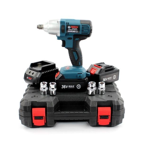 Аккумуляторный гайковерт BOSCH GDR360-Li PRO (36V, 5AH). АКБ гайковерт Бош 54634 фото