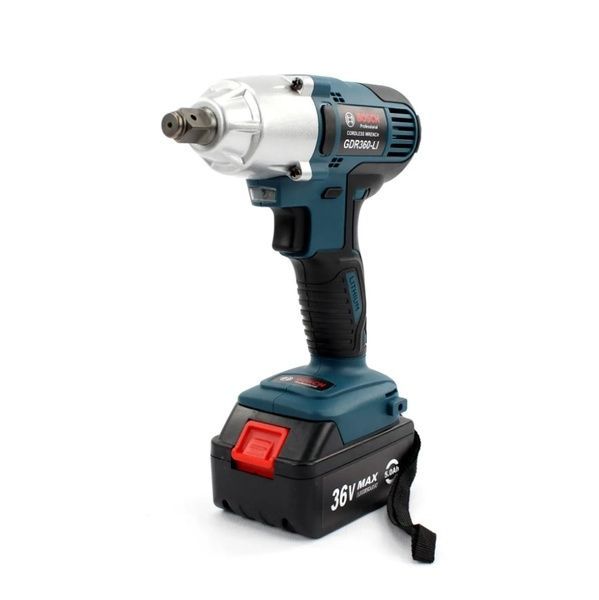 Аккумуляторный гайковерт BOSCH GDR360-Li PRO (36V, 5AH). АКБ гайковерт Бош 54634 фото