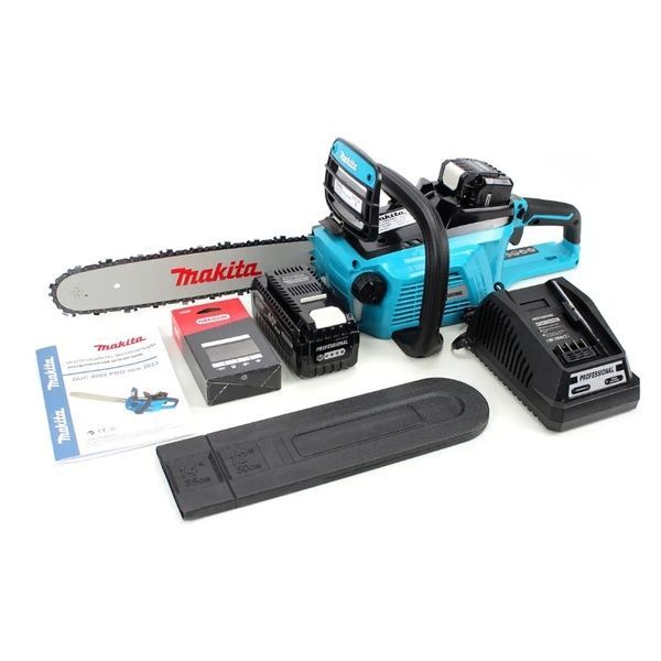 Акумуляторна ланцюгова пилка Makita DUC 4002 PRO new 2023 (40V, шина 35 см), АКБ пила Makita DUC 4002 PRO фото
