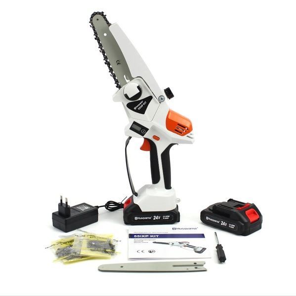 Аккумуляторная мини-пила Husqvarna 55iXP KIT New (24V, 5Аh), с индикатором батареи и автоматической смазкой 55iXP KIT фото