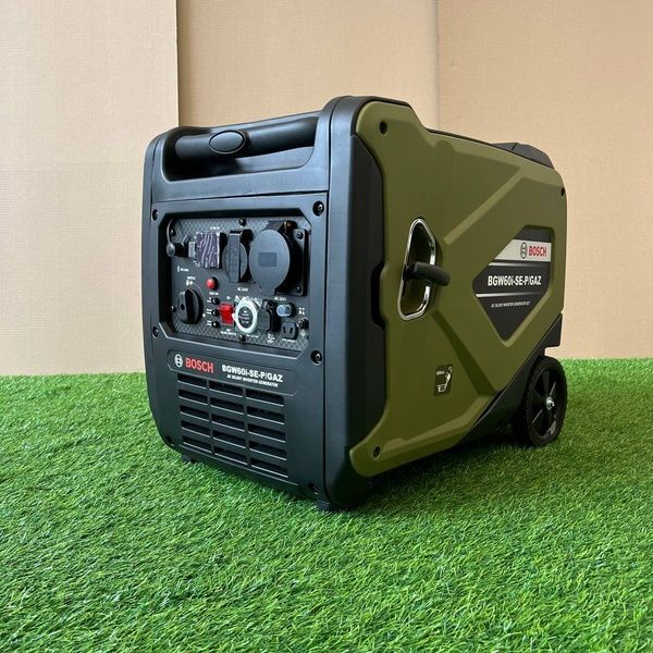 Інверторний бензиновий генератор Bosch BGW60i-SE-P/GAZ 5.0 кВт, Газ-Бензин с Електростартером та Пультом ДК, тихий бензиновий генератор BGW60i (4.5/5.0 кВт) фото