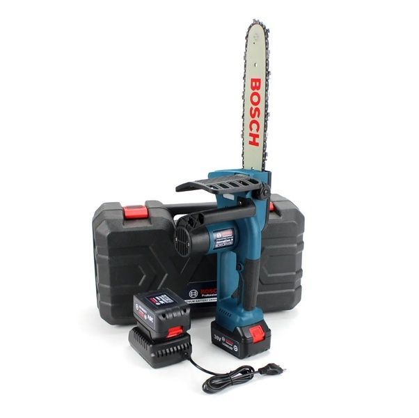 Аккумуляторная цепная мотопила Bosch UniversalChain 36 (36 V 6.0 Ah) в кейсе / Шина 30см Bosch Universal фото