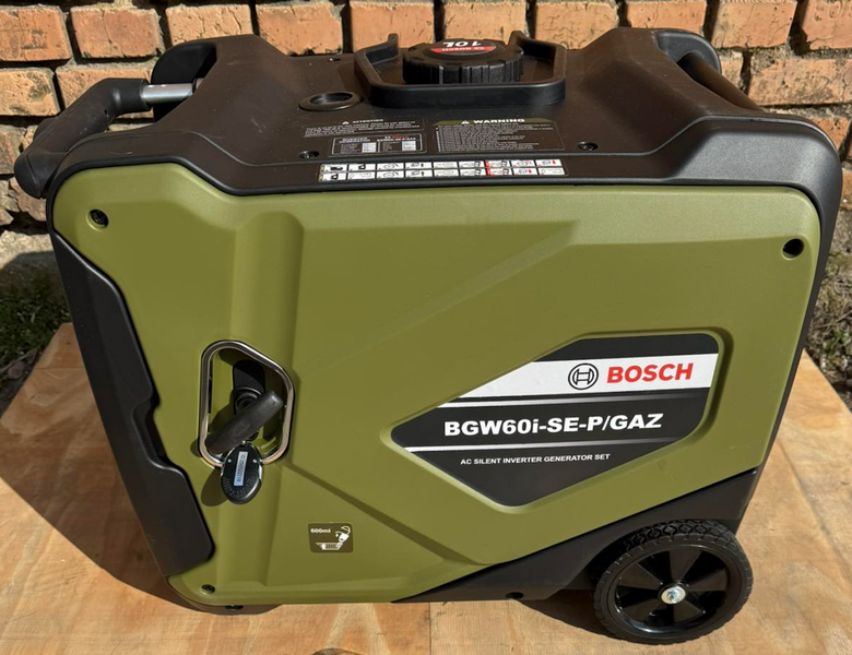 Інверторний бензиновий генератор Bosch BGW60i-SE-P/GAZ 5.0 кВт, Газ-Бензин с Електростартером та Пультом ДК, тихий бензиновий генератор BGW60i (4.5/5.0 кВт) фото