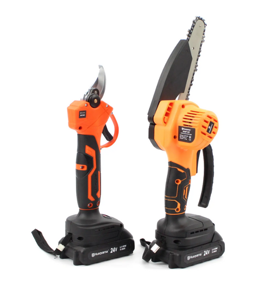Аккумуляторный набор 2в1 Husqvarna 24V (секатор XIP365 + пила 65iXP) Набор 2в1 Хускварна 36206867 фото