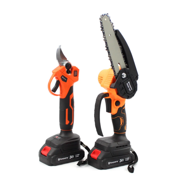 Аккумуляторный набор 2в1 Husqvarna 24V (секатор XIP365 + пила 65iXP) Набор 2в1 Хускварна 36206867 фото