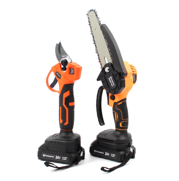 Аккумуляторный набор 2в1 Husqvarna 24V (секатор XIP365 + пила 65iXP) Набор 2в1 Хускварна 36206867 фото