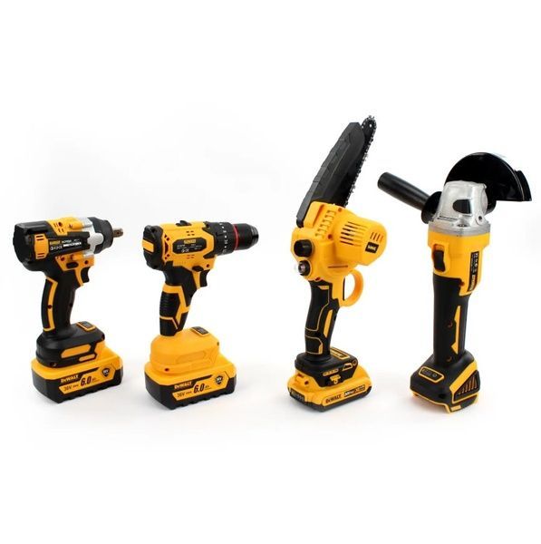 Набор 4в1 АКБ DeWalt 36V (Шуруповерт ударный DCD796 + УШМ DCG405 + Гайковерт DCF894 + Мини-пила DCM160N) 56457 фото