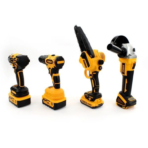 Набор 4в1 АКБ DeWalt 36V (Шуруповерт ударный DCD796 + УШМ DCG405 + Гайковерт DCF894 + Мини-пила DCM160N) 56457 фото