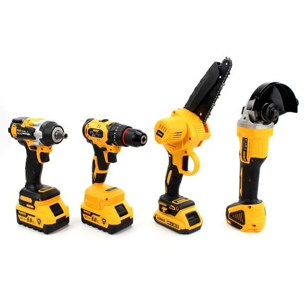 Набор 4в1 АКБ DeWalt 36V (Шуруповерт ударный DCD796 + УШМ DCG405 + Гайковерт DCF894 + Мини-пила DCM160N) 56457 фото