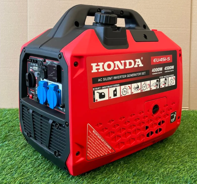 Инверторный генератор Honda EU45i-S 4.5 кВт, тихий бензиновый генератор Хонда EU45i-S(4.0-4.5 кВт) фото