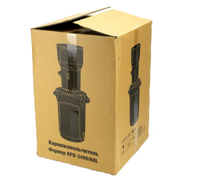 Зернодробилка Фермер КРВ-3400/60L (1.3 кВт, 400 кг/ч, 60 л). Кормоизмельчитель феремер Фермер КРВ-3400/60L фото