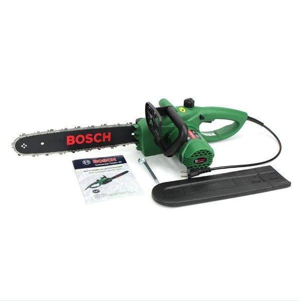 Електрична ланцюгова пилка Bosch UniversalChain 40 (шина 35 см, 2.4 кВт). Електропила бош UniversalChain 40 фото