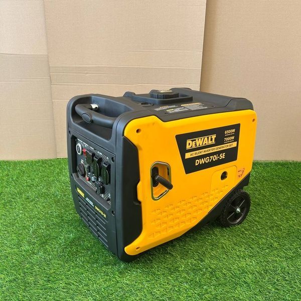 Інверторний генератор DeWalt DWG70i-SE 7.0 кВт с Електростартером та Пультом ДК, тихий бензиновий генератор DWG70i-SE (6.5-7.0 кВт) фото