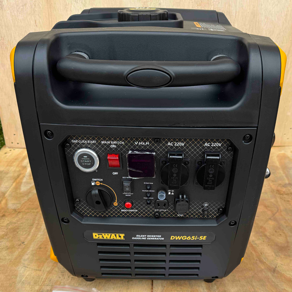 Инверторный генератор DeWalt DWG65i-SE 6.5 кВт с Электростартером и Пультом ДУ, тихий бензиновый генератор DWG65i-SE (6.0-6.5 кВт) фото
