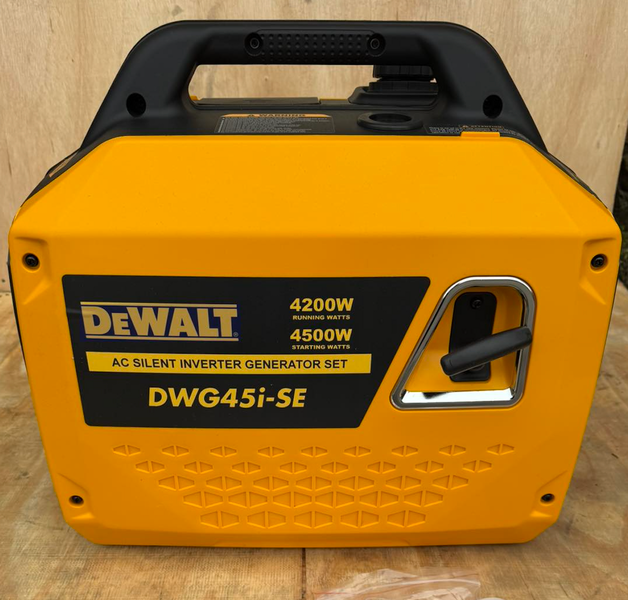 Інверторний генератор DeWalt DWG45i-SE 4.5 кВт с Електростартером та Пультом ДК, тихий бензиновий генератор DWG45i-SE (4.2-4.5 кВт) фото