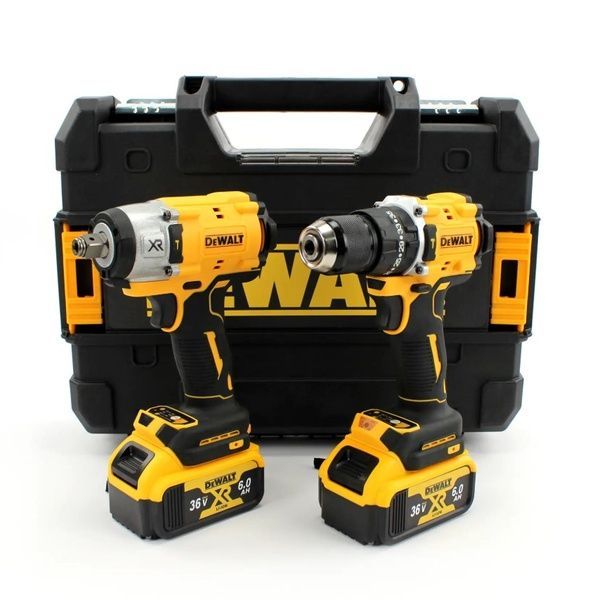 Набір 2в1 АКБ DeWalt 36V (Гайковерт DCF922 + шуруповерт DCD996). Набір 2в1 Деволт 435634 фото