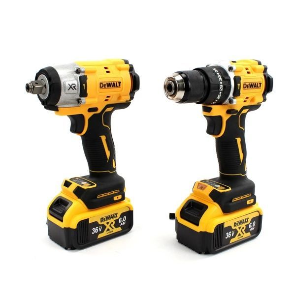 Набір 2в1 АКБ DeWalt 36V (Гайковерт DCF922 + шуруповерт DCD996). Набір 2в1 Деволт 435634 фото
