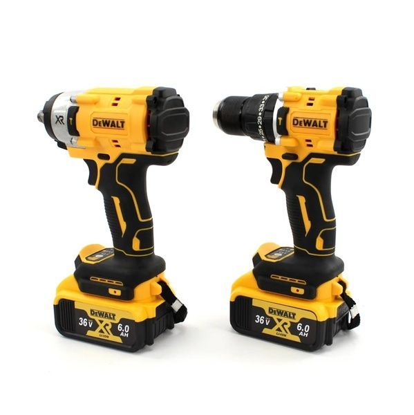Набір 2в1 АКБ DeWalt 36V (Гайковерт DCF922 + шуруповерт DCD996). Набір 2в1 Деволт 435634 фото