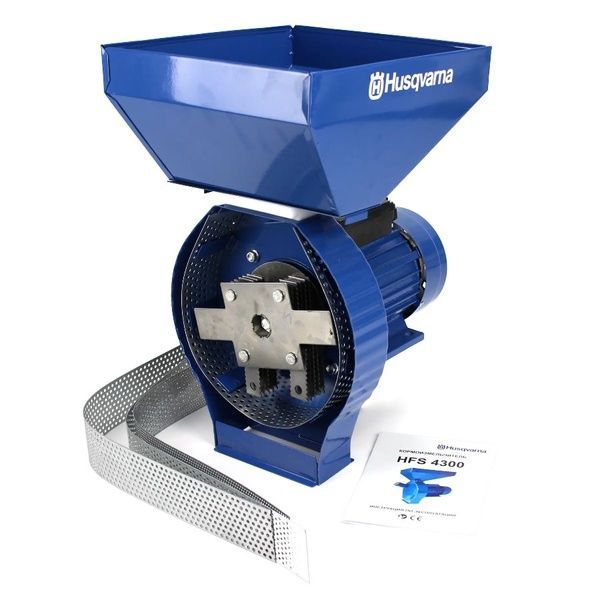 Зернодробилка Husqvarna EFS 4300 (4.3 кВт, 320 кг/ч). Кормоизмельчитель для зерна и початков кукурузы EFS 4300 фото
