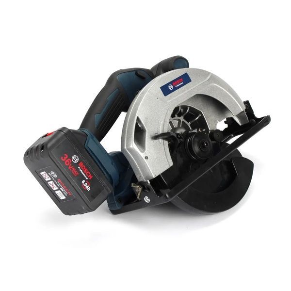 Аккумуляторная циркулярная пила Bosch GKS 36V-G (36V, 6Ah). Циркулярка Бош GKS 36V-G фото