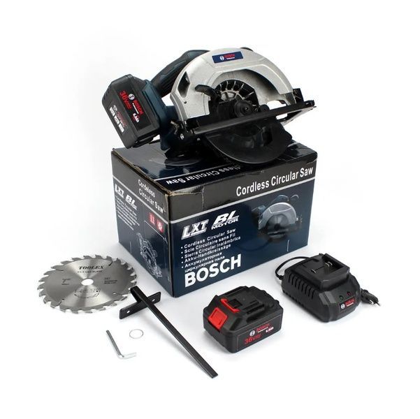 Аккумуляторная циркулярная пила Bosch GKS 36V-G (36V, 6Ah). Циркулярка Бош GKS 36V-G фото