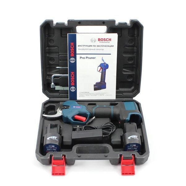 Аккумуляторный секатор Bosch ProPruner (18V, 4AH), АКБ секатор Бош ProPruner фото
