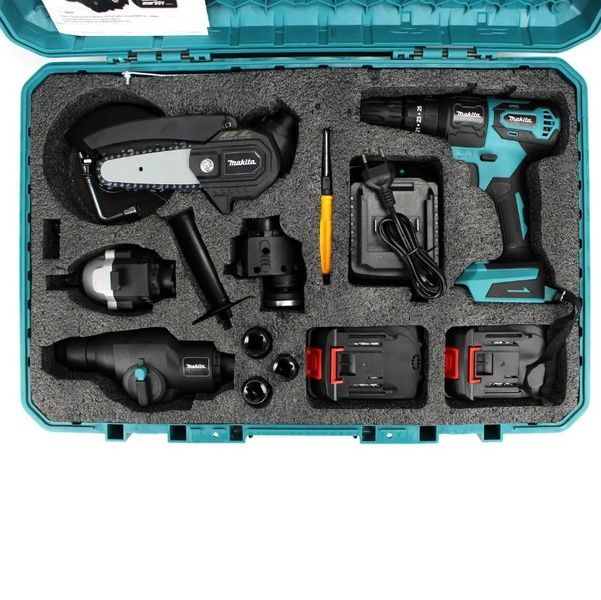 Набір 5в1 Шуруповерт Makita DF482DWE (36V, 6AH), АКБ набір 5в1 Макіта Набор 5в1 фото