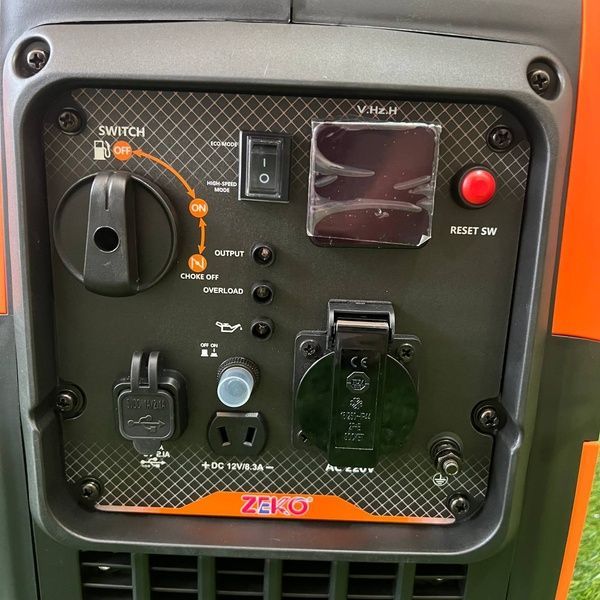Інверторний генератор Zeko ZK5700S-INV 3.0 кВт, тихий бензиновий генератор Зєко ZK5700S (2.8-3.0 кВт) фото