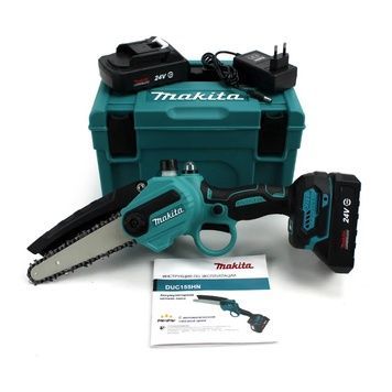 Аккумуляторная мини-пила Makita DUC155HN (24V, 4AH, шина 20 см) с автоматической смазкой цепи DUC155HN - 20см фото
