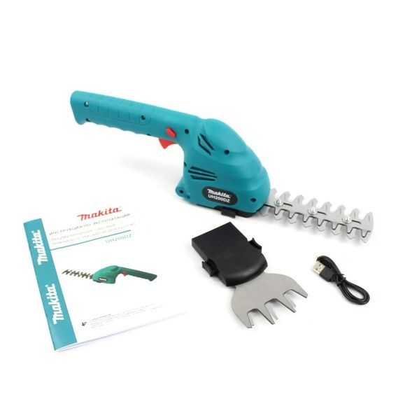 Акумуляторні ножиці-кущоріз Makita UH200DZ (12V), АКБ ножиці для трави та кущів Макіта UH200DZ фото