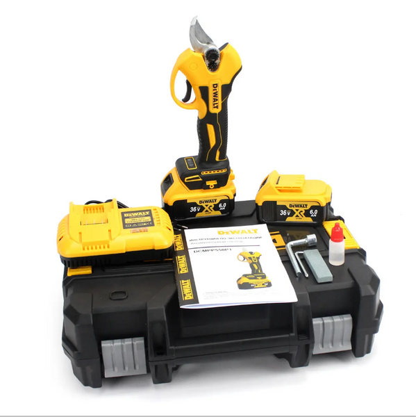 Аккумуляторный секатор DeWalt DCMPP550P1 (36V, 6AH), АКБ секатор Девольт  DCMPP550P1 фото