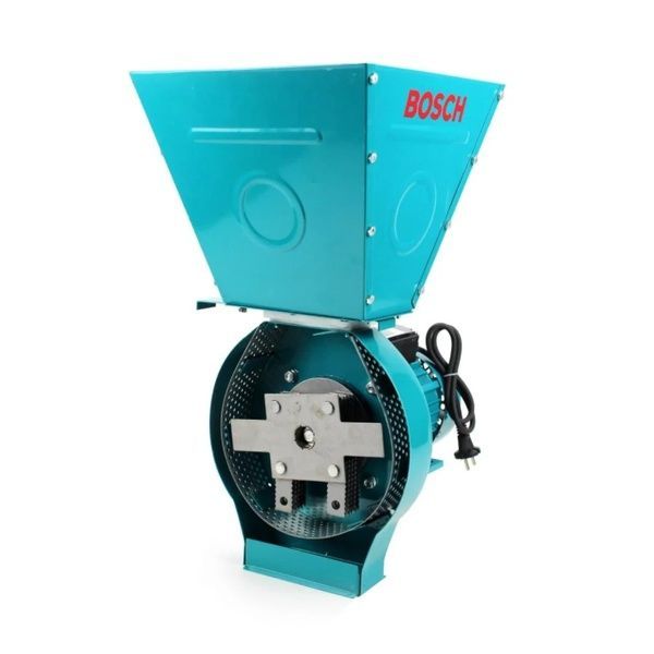 Зернодробарка Bosch BFS 4200 (4.2 кВт, 300 кг/год). Кормоподрібнювач Бош для зерна та качанів кукурудзи BFS 4200 фото